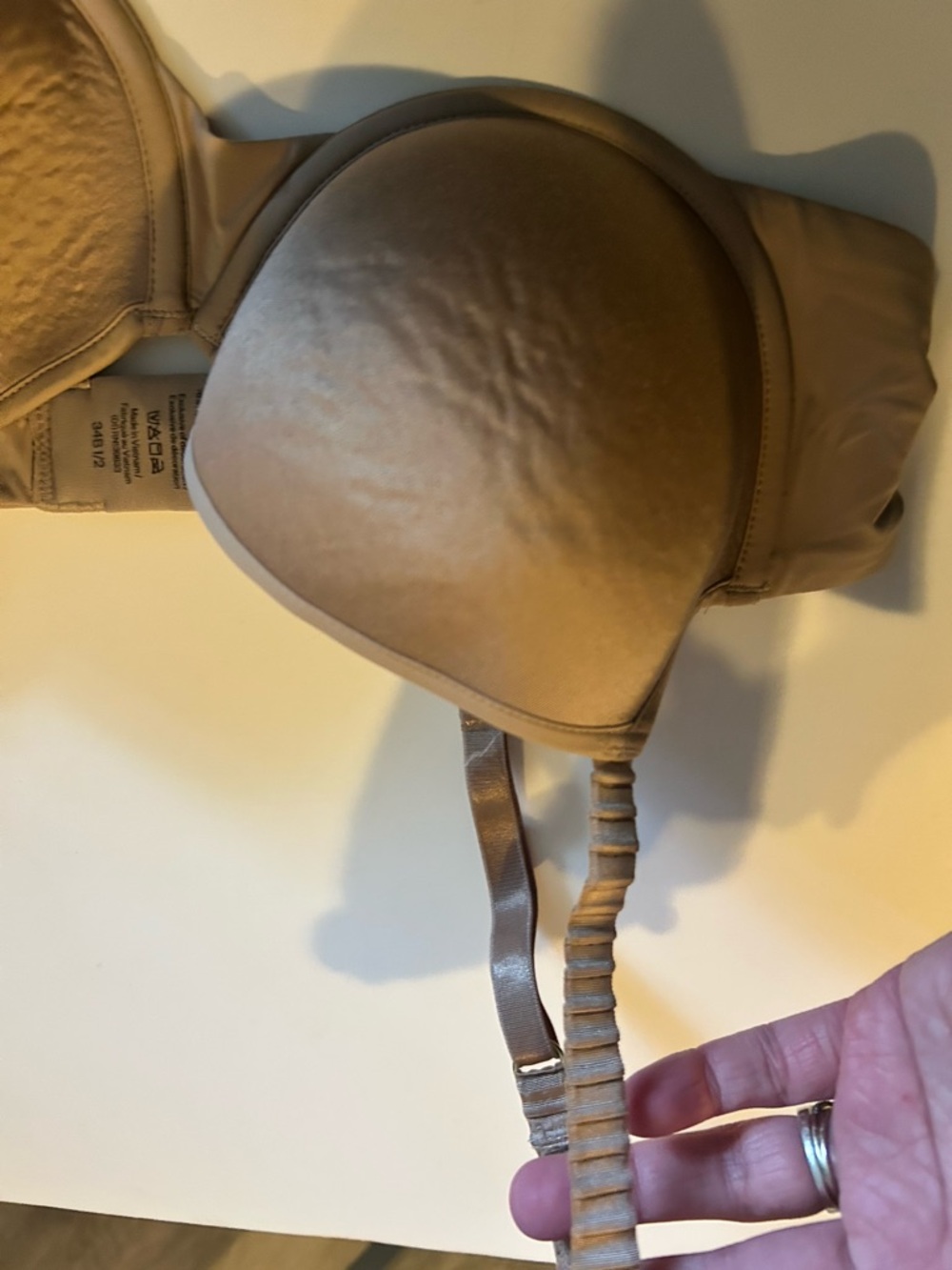 ThirdLove Smooth Molded Underwire Bra in Nude Taupe- size 34B 1/2 - Picture 2 of 6